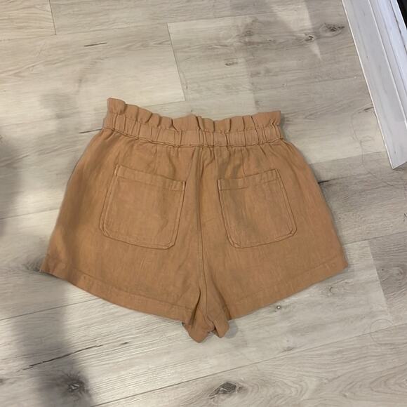 Blank NYC NWT Incense Shorts Tan 100% Ramie - Picture 10 of 13